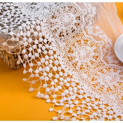 Free shipping Fashion Clothing Accessories Home Textile Lace Water Soluble Mesh Embroidery Crepe Width 27 cm