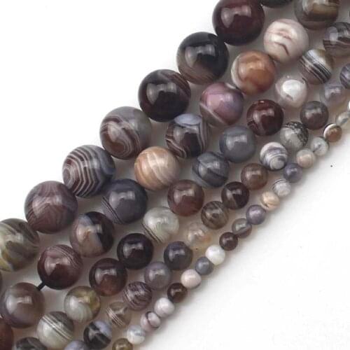 8mm 10mm natural botswana agates/sardonyx beads natural stone beads DIY spacer beads for jewelry making strand 15" wholesale