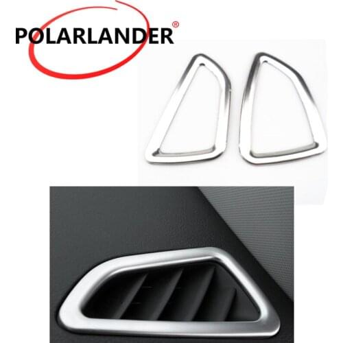 Decorative cover For Hyundai Tucson TL 2015 2016 Front Air Vent Interior Insert Outlet Cover Bezel Car Styling Garnish