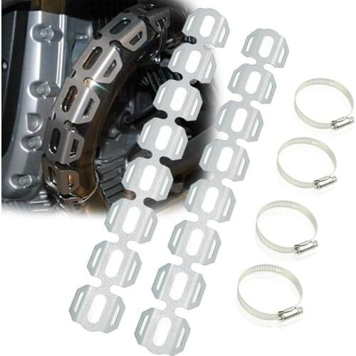 Motorcycle Exhaust Heat Shield Wrap Muffler Pipe Cover Heel Guard Protection For BMW R 1200 GS LC ADV. 2014 2015 2016 2017-2019