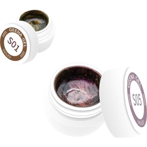 Geena Chameleon Cat Eye Polish Glitter Gel Polish Manicure Starry Nail Art Polish Magnetic Lacquer Polish