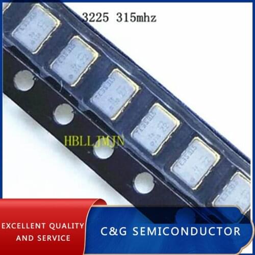 10PCS 3225 R315M 3.2*2.5 smd 4pin 315M 315MHZ 315.000 MHz TE3S315 smd Crystal Oscillator ZJ