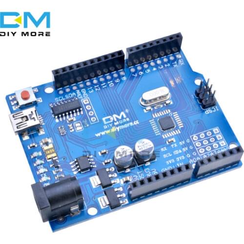 UNO R3 ATmega328P ATmega328 CH340G Mini USB Board Microcontroller CH340 Replace ATmega16U2 Without USB Cable ONE