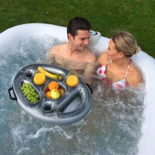 Inflatable Spa Bar Hot Tub Spas Floating Drinks and Food Holder Tray Life Range hot tub spa Biscuit drink fruit shelf tray