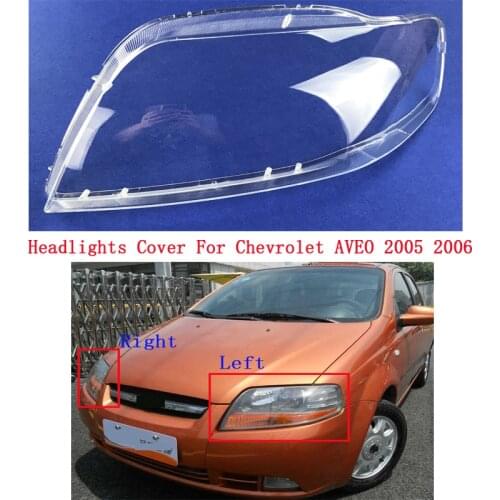 Car Headlight Transparent Lampshade Shell For Chevrolet AVEO 2005 2006 Headlights Lampshade head light lamp cover