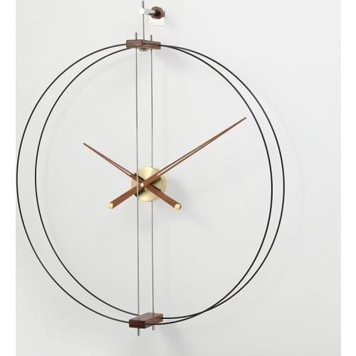 Nordic Wall Clock Living Room Fashion Creative Mute Quartz Clock Net Red Wall Clock Modern Minimalist Clock Watch