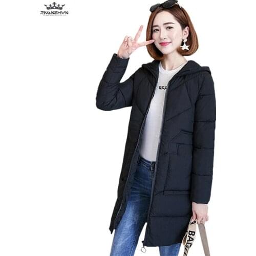 2019 New Women Cotton Jacket Coat Hooded Parkas Winter Thick Plus size Outerwear Padded Casual Warm Boutique Down Cotton Jackets