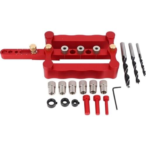 New Self Centering Dowelling Jig Metric Dowel 6/8/10Mm Drilling Tools For Wood Working Woodworking Joinery Punch Locator Tool