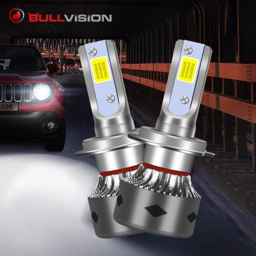 Led H8 Cambus H7 H4 H1 H11 Headlight Bulb 20000Lm Super Bright Hb3 Hb4 9005 9006 Motorcycle Fog Lights H9 High Lights Bullvision