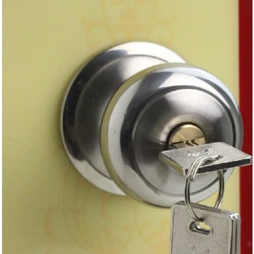 Zinc Alloy Tubular Handle Lock / Konb Door Locks