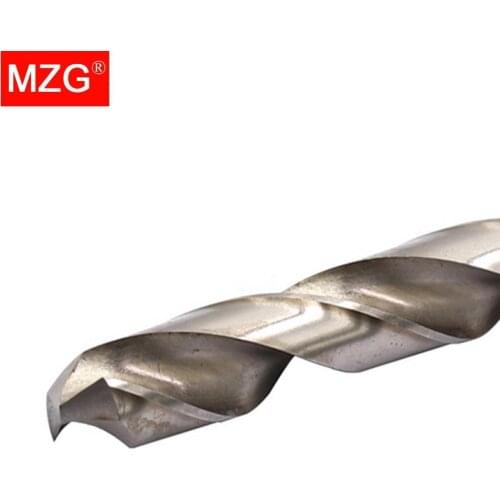 MZG L6542 Straight Shank HSS High Speed Steel 12.0mm 12.5mm 13.0mm Drill Bits for CNC Precision Hole Machining Milling Drilling