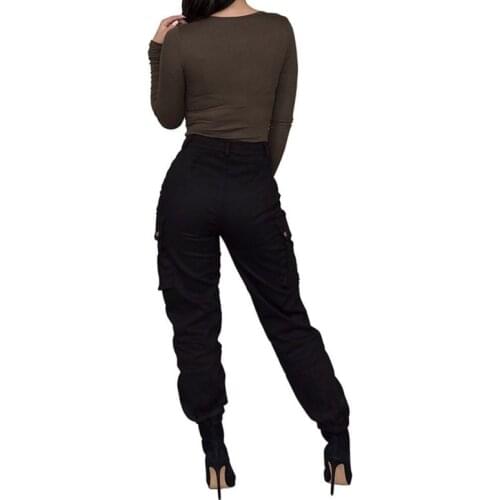 WEIXINBUY Women's Velvet Trousers