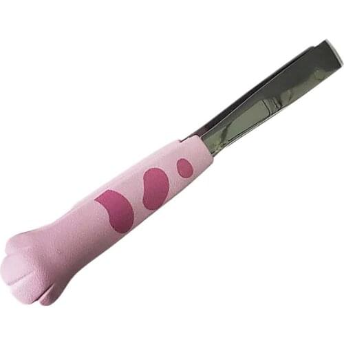 Kapmore 1pc Kitchen Tongs Cat Paw Design Funny Stainless Steel Food Tongs Serving Tongs For Cooking Kitchen Utensil