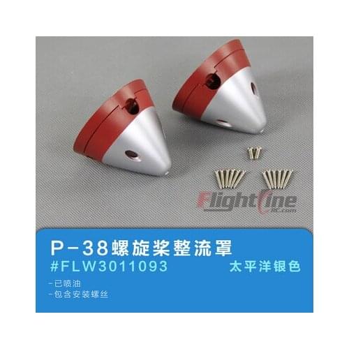 3-blades Propeller spinner for Freewing Flight Line P38 P-38 rc plane model