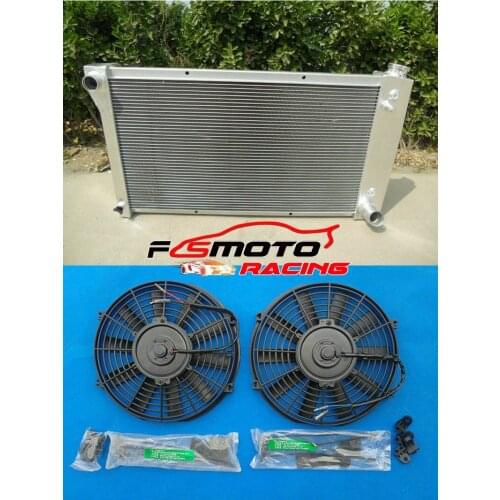 ALUMINUM RADIATOR & FANS FOR 67-72 CHEVY TRUCK C10/C20/C30/K10/K20 CK-SERIES 1967 1968 1969 1970 1971 1972 68 69 70 71 72