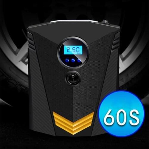 Car 12V Digital Tire Inflator Portable Air Compressor Pump Inflatable LED Lighting For Car Motorcycle Bicycles Wheel Tires 2021