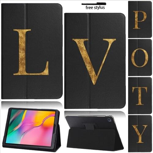 Cover for Samsung Tab A 10.1 2019 T510 T515 High Quality Leather Anti-fall Back Support Tablet Case + Stylus