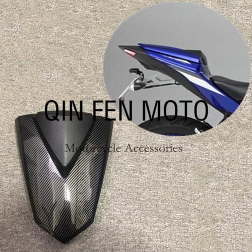 Carbon fiber paint Rear Seat Cowl Cover Fairing Fit For Yamaha R25 R3 2014-2020