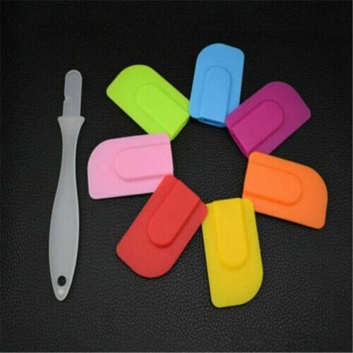 Cake tools Silicone Cream Butter Cake Spatula Mixing Batter Scraper Brush Butter Mixer Cake Brushes Baking Tool Kitchenware