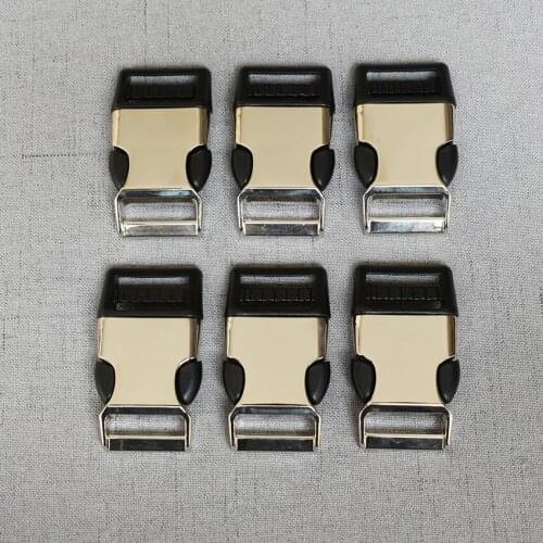 100 Pcs 25 mm 1 Incn Webbing Metal Release Buckle For Paracord Bracelet Dog Collar Sewing Diy Accessories Seat Belt Clasp