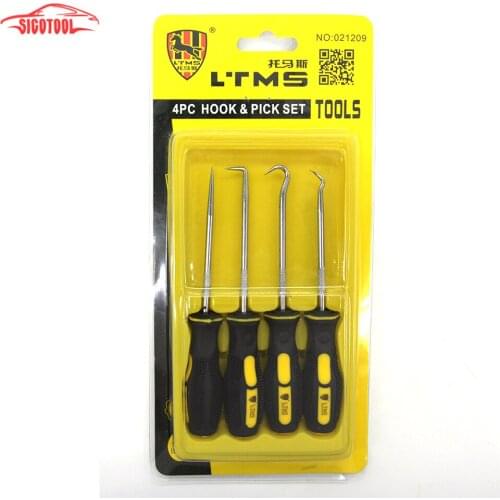 Best quality 4pcs Car Automotive Extra Long Hook And Pick Set O-Ring Seal Remover Craft Tool