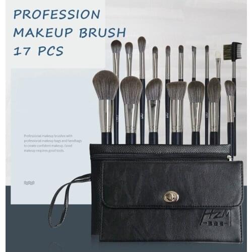 NEWVEW Makeup Brush 17 PCS Set Profession Makeup tools Powder/Eyeshadow/Eyebrow Brush Cosmetic accessoires