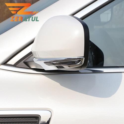 Zeratul Car Rearview Mirror Trim Rear View Mirror Cover Sticker for Renault Koleos Samsung QM6 2016 - 2020 Accessories