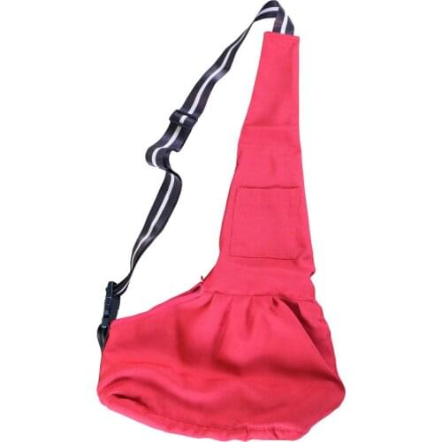Red Pet Carriers Outdoor Supplies Soft Travel Bag Dog Handled Portable Breathable Front Chest Single Shoulder Bags Drop Shipping