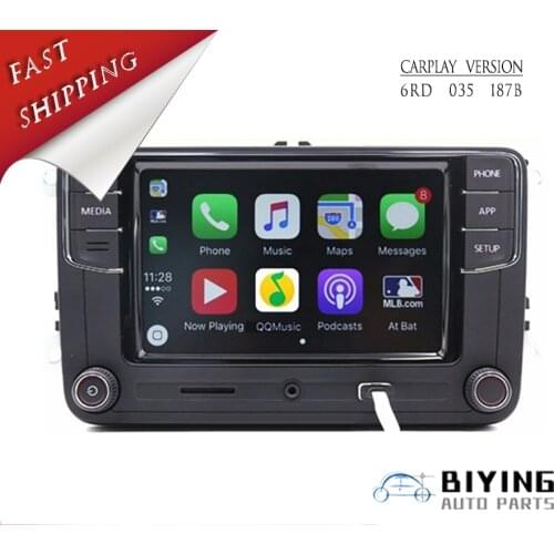 Carplay Desai RCD330 Plus 6.5" MIB Radio For Golf 5 6 Jetta MK5 MK6 CC Tiguan Passat Polo 6RD 035 187 B 6RD035187B Mirrorlink 1G
