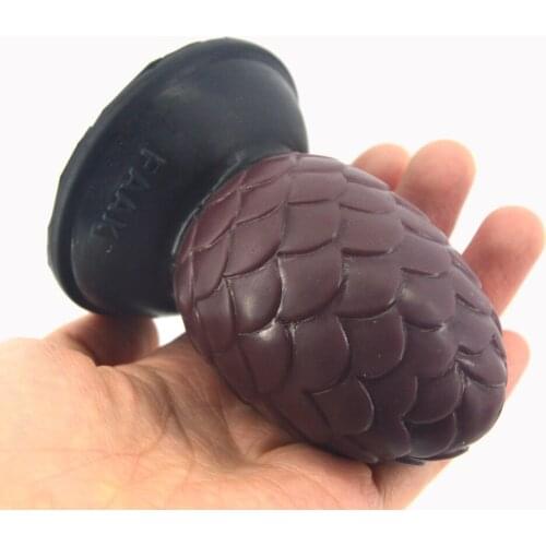 Silicone Anal Sex Toys Pine Cone Butt Plug Suction Deep Texture Pussy Masturbate Anal Massage Adult Sex Products Sex Shop