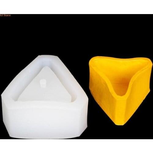 Succulents Flower Pot Resin Silicone Mold Suitable for Diy Garden Concrete Flower Pot Candle Holder Crafts Home Decor