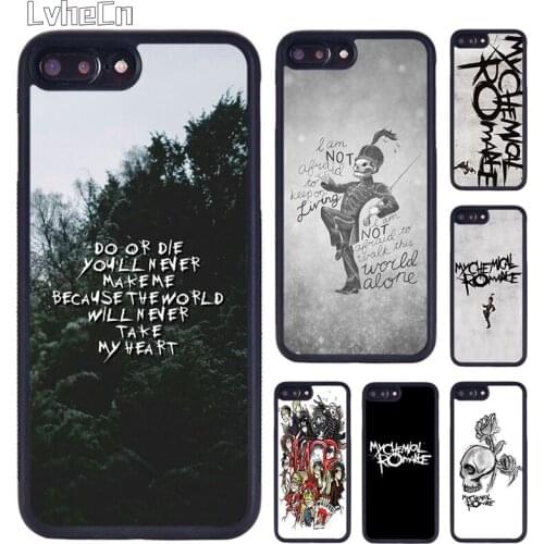 LvheCn Stylish My chemical Romance phone Case For iPhone 5 6S 7 8 Plus 11 12 Pro X XR XS Max Samsung galaxy S6 S7 S8 S9 S10 plus