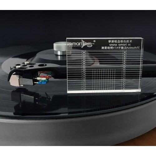 Amari vinyl record player measuring cartridge tonearm VTA balance adjustment ruler Brand new HD accessories