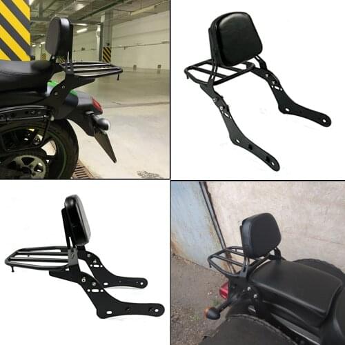 For Kawasaki Vulcan 650 S EN650 VN650 S650 2015-2020 Motorcycle Rear Luggage Rack Passenger Detachable Backrest Sissy Bar
