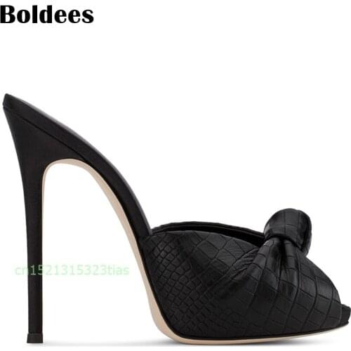 Women slippers shoes woman sandals thin heel shoes 2018 summer nude black shoes plus size 34-43 women high heels slippers