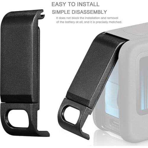 1PC Rechargeable Side Cover Battery Dust-proof Lid Door for GoPro HERO 9 Black Sports Camera Accessories