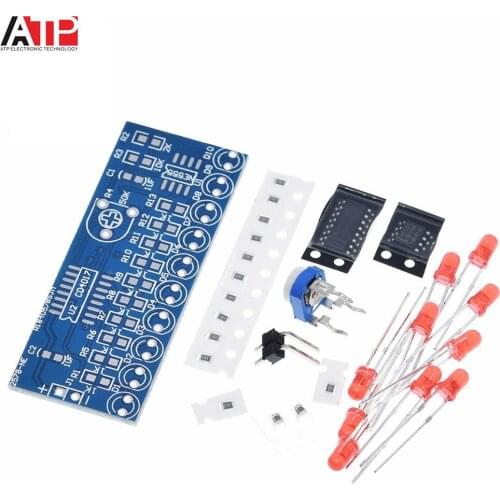1PCS Great IT NE555+CD4017 Running LED Flow LED Light Electronic Production Suite DIY Kit
