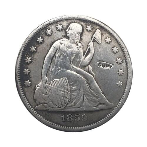 1859 Seated Liberty Dollar COINS COPY