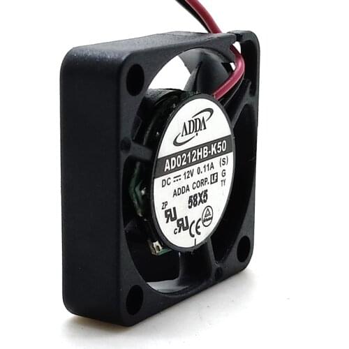 2pcs mini micro 25mm 2506 2507 DC 12V ultra thin mini fan AD0212HB-K50 2.5cm set top box hard disk cooling fan