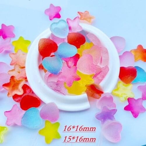 20 Pieces Of New Simulation Kawaii Love Resin Flat DIY Crafts Scrapbook Hair Bow Center Ornament Accessories A09
