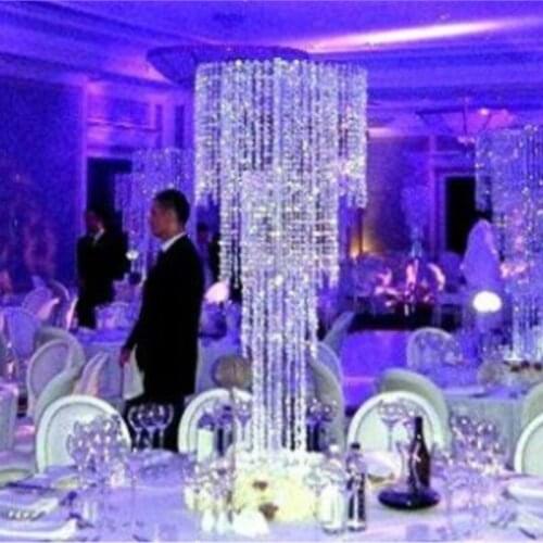 2017 Acrylic Crystal Wedding Centerpiece wedding decoration 90CM Tall Diameter is 35cm 10PCS/lot
