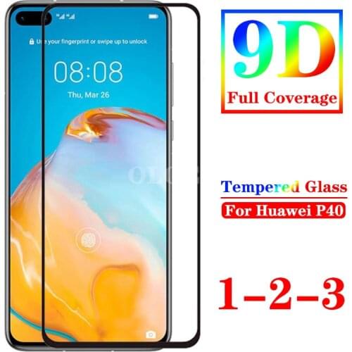 9D Protective Glass for Huawei P40 Lite 5G Smartphone Glas Screen Protector Film on huaweip40 p 40 huawai p40light Premium Armor