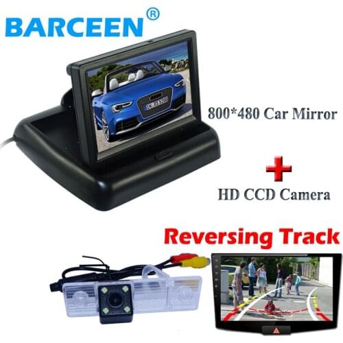High quaity car backup camera 170 degree and Dynamic track line+color screen 4.3" monitor for Chevrolet Epica/Lova/ Aveo/Captiva
