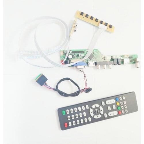 For LP140WD1-TLM1 1600*900 60Hz LCD screen 40-pin WLED 14" LVDS HDMI-Compatible/VGA/AV/Audio/RF/USB TV53 controller board