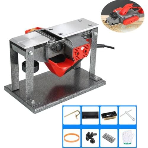 Flip Dual Purpose Electric Planer Carpentry Tools Multi-function Household Hand Plane Copper Wire Wood Cutting Planing Machine