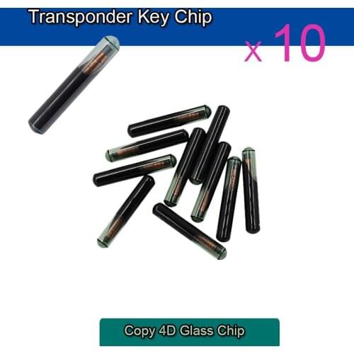 KEYECU 10 Pieces/Lot, Copy 4D Glass Chip Reusable Replaceable TPX2 LKP02 Chip ( Support VVDI JMA TANGO KYDZ Key Programmer)