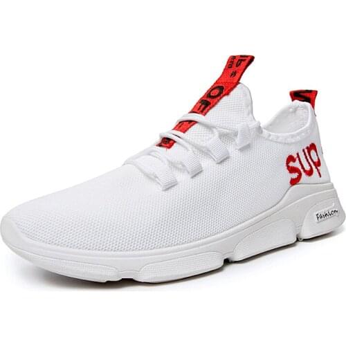 Free Shipping 2020 New Men Mesh Sneakers Casual Shoes Lace-up Man Shoes Lightweight Comfortable Breathable Walking Sneakers