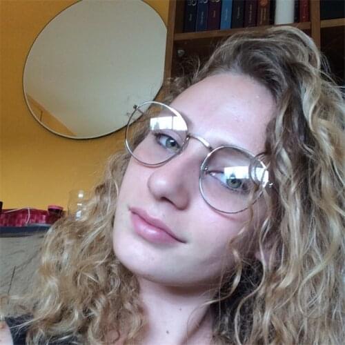 2020 New Designer Woman Glasses Optical Frames Metal Round Glasses Frame Clear lens Eyeware Black Silver Gold Eye Glass