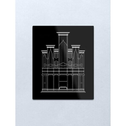 Organ Design Metal Print Tin Sign Vintage Metal Wall Sign Plaque Retro Garage Shed Car