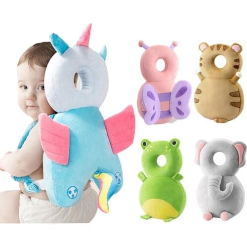 Newborn Baby Head Protection Safety Pad Toddler Infant Headrest Soft Anti-fall Pillow Baby Neck Nursing Drop Resistance Cushion
